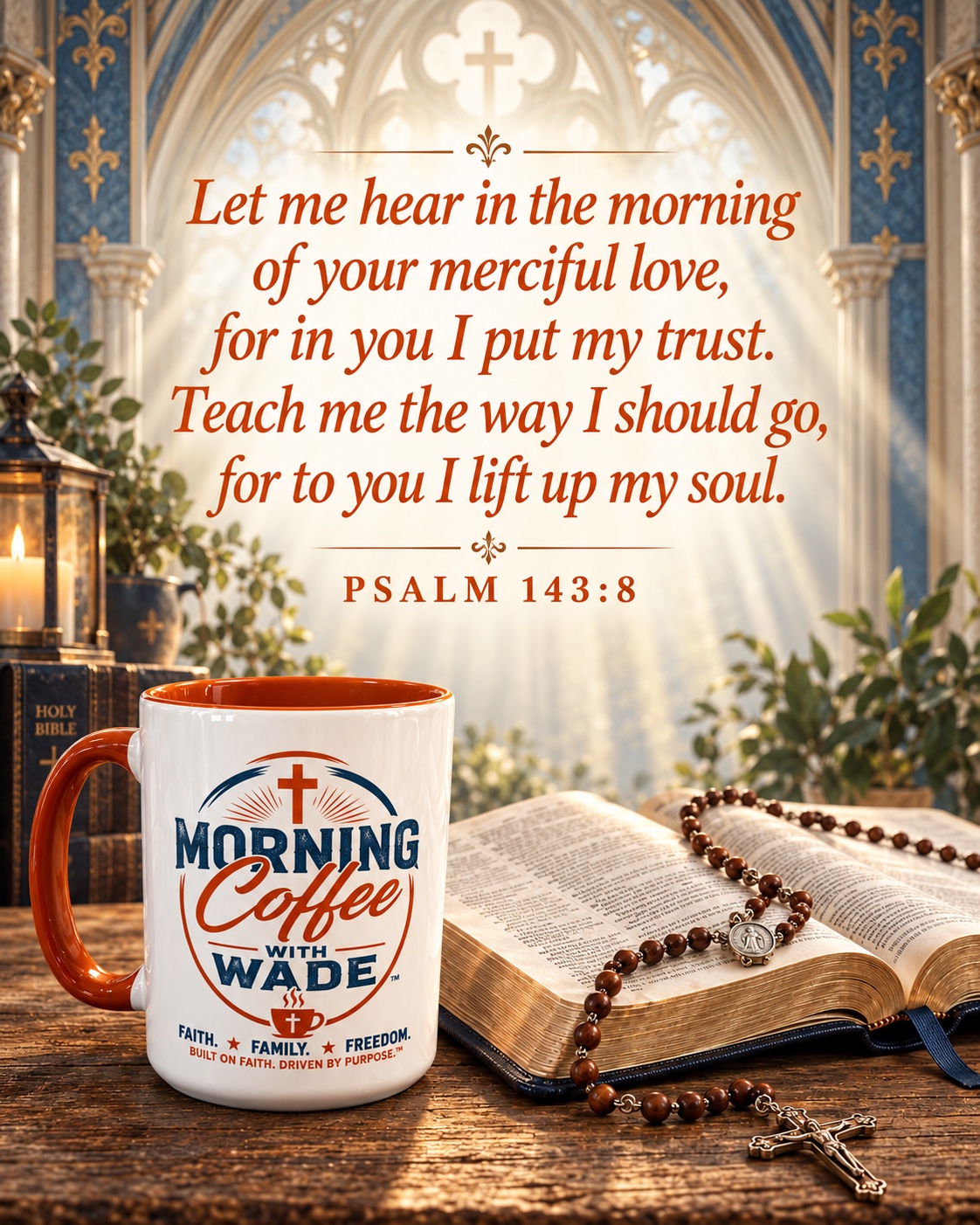 MCW Psalm 143:8 mug